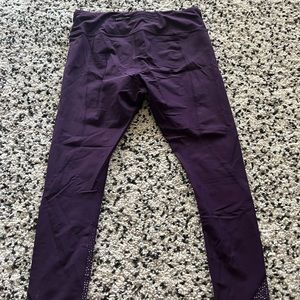 Purple lulu crops with shimmer bottom